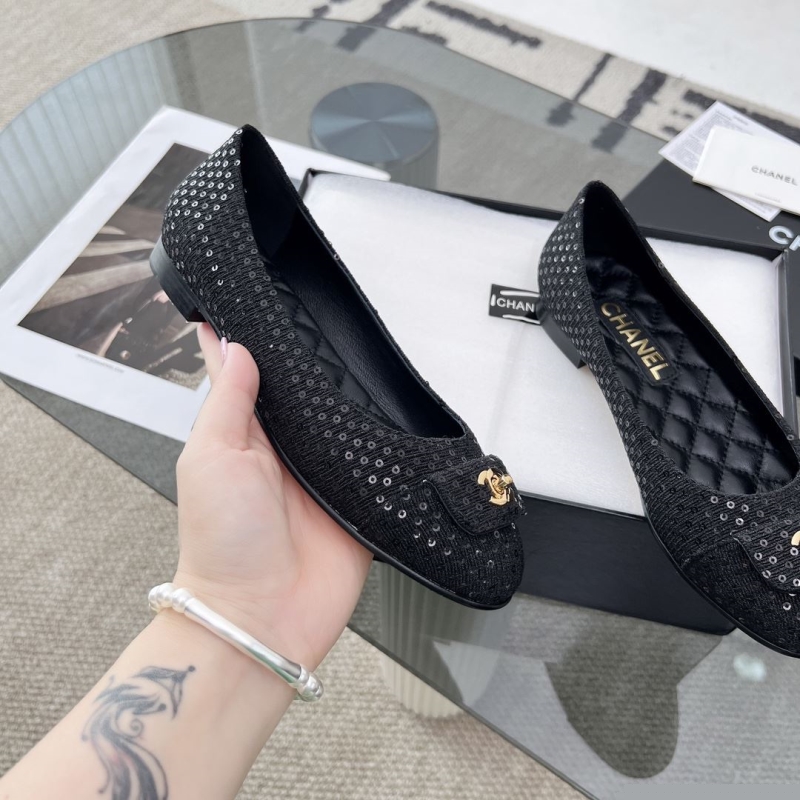 Ch*el flat shoes